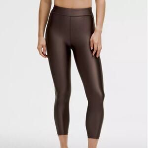 NWT Lululemon Satin Shine High-Rise Tight 25" in Espresso Size 0